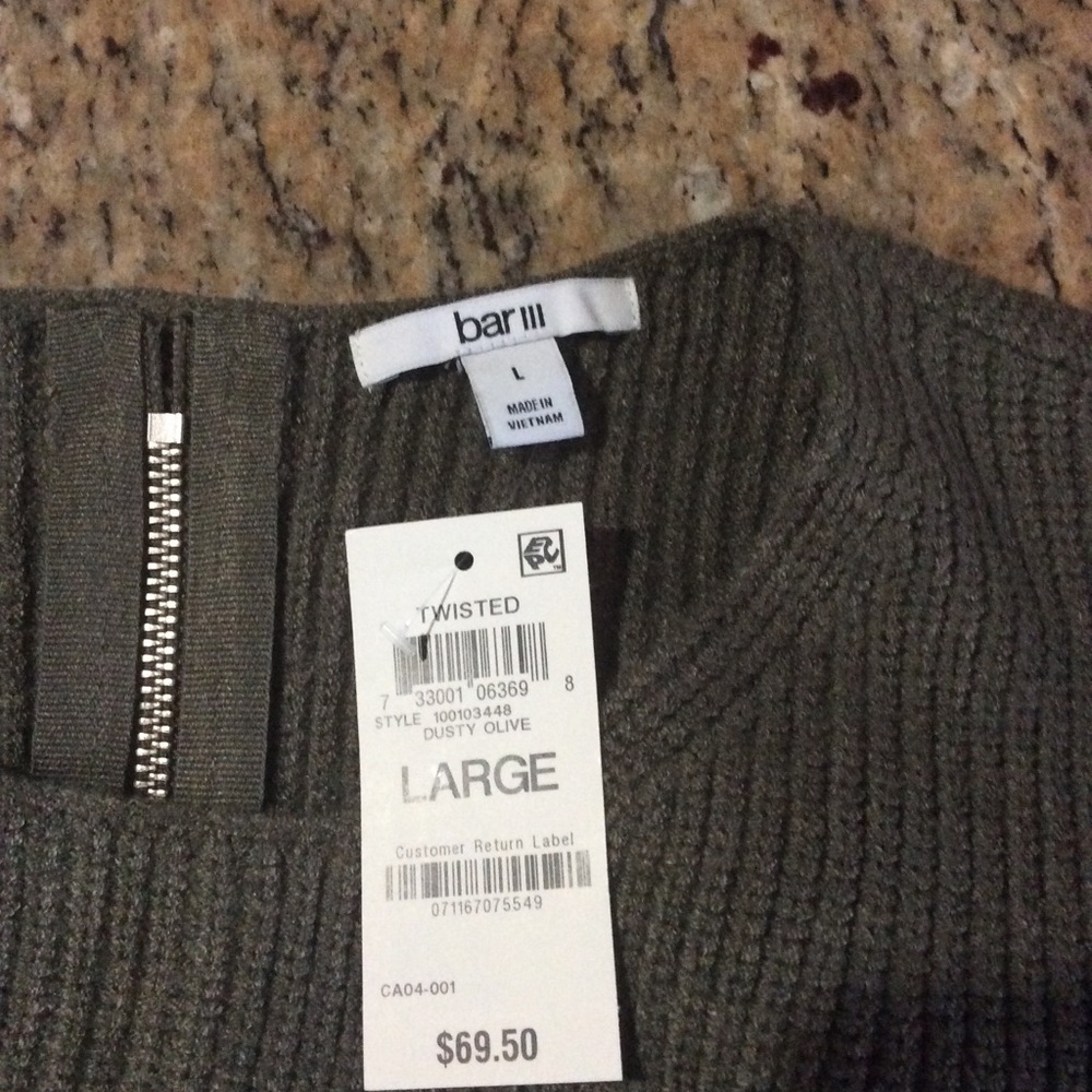 Bar III Crop Sweater - Picture 5 of 5